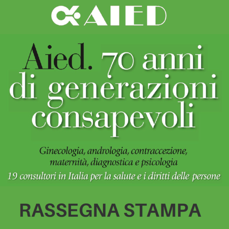 rassegna stampa aied 70 anni